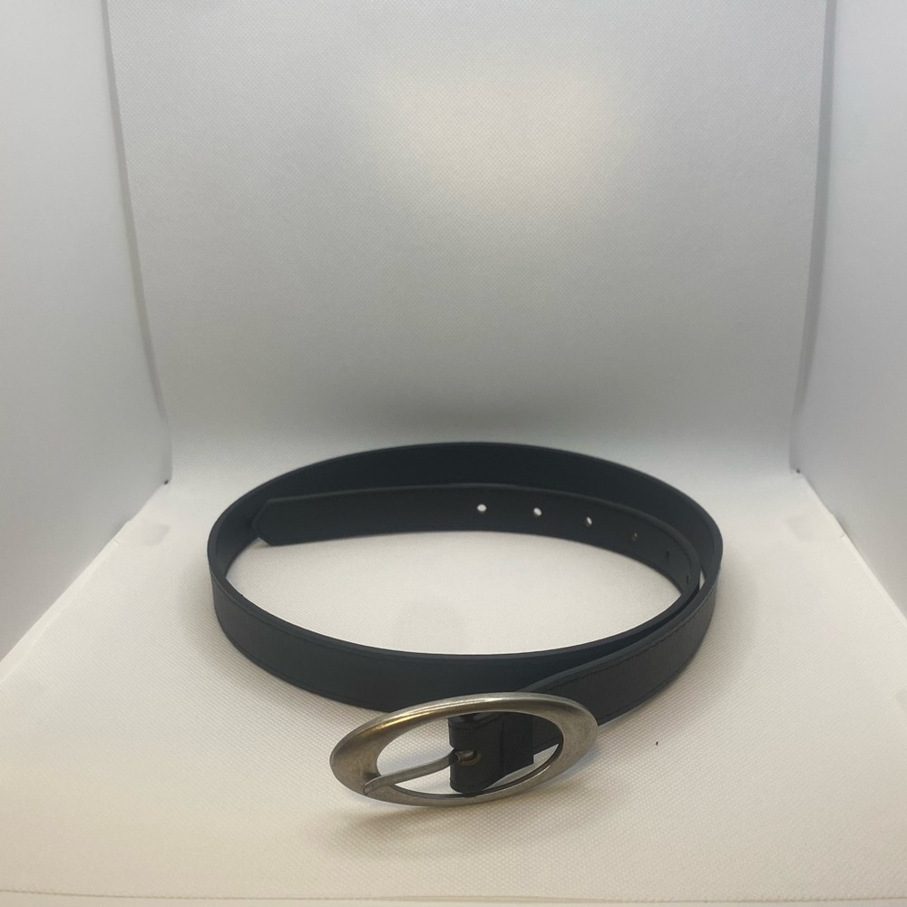 Oakley Black Belt with Silver Buckle